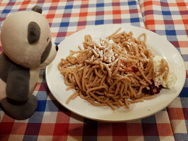 Traditional Fall Sweet Chestnut Rice at Gasthaus Quell in Vienna, Austria