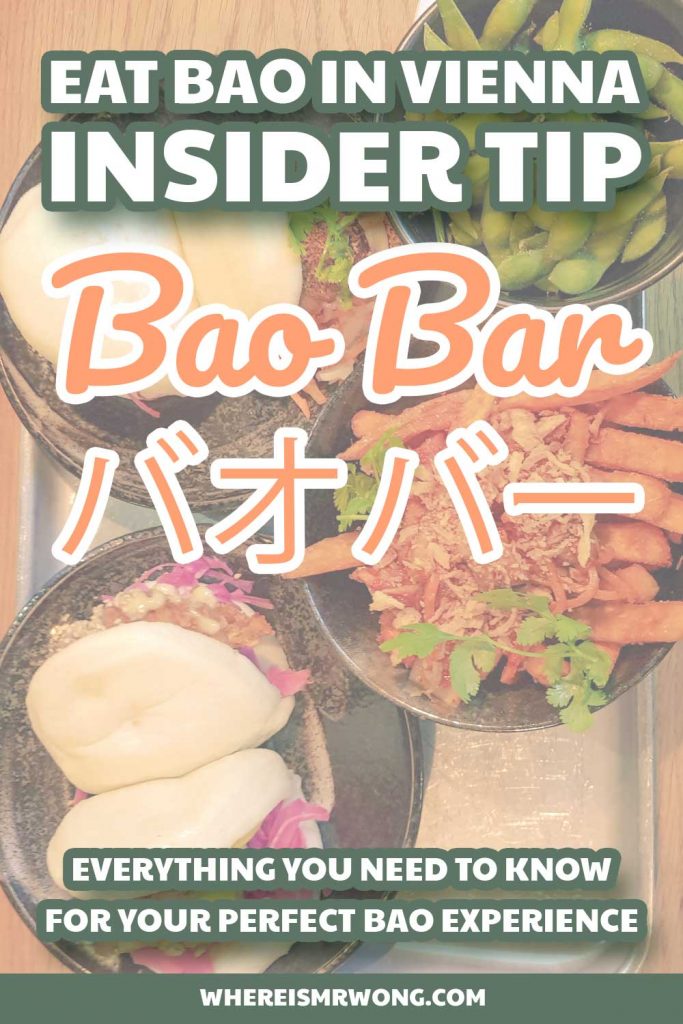 Bao, Sweet Potato Fries and Edamame at Bao Bar Vienna Austria