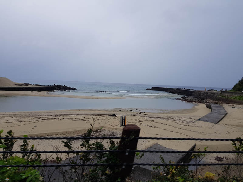 Beach and sea on Yakushima Island, Kyushu, Kagoshima, Japan